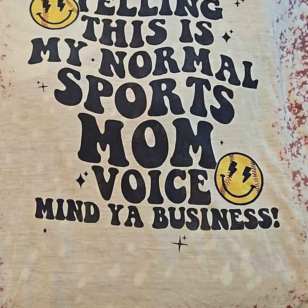 Graphic Sports Mom T-Shirt